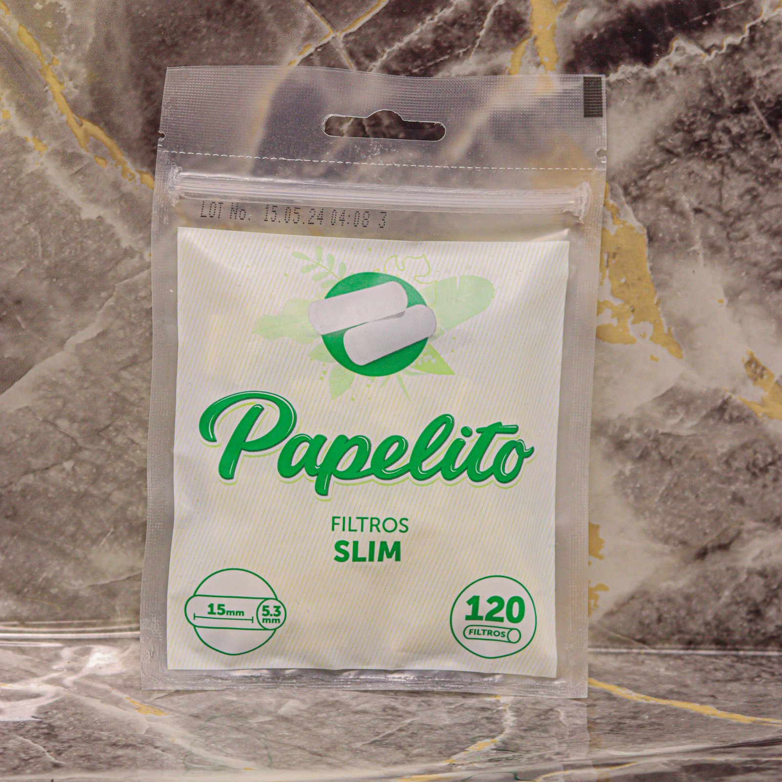 Filtro Papelito Slim  15mm x 5.3mm