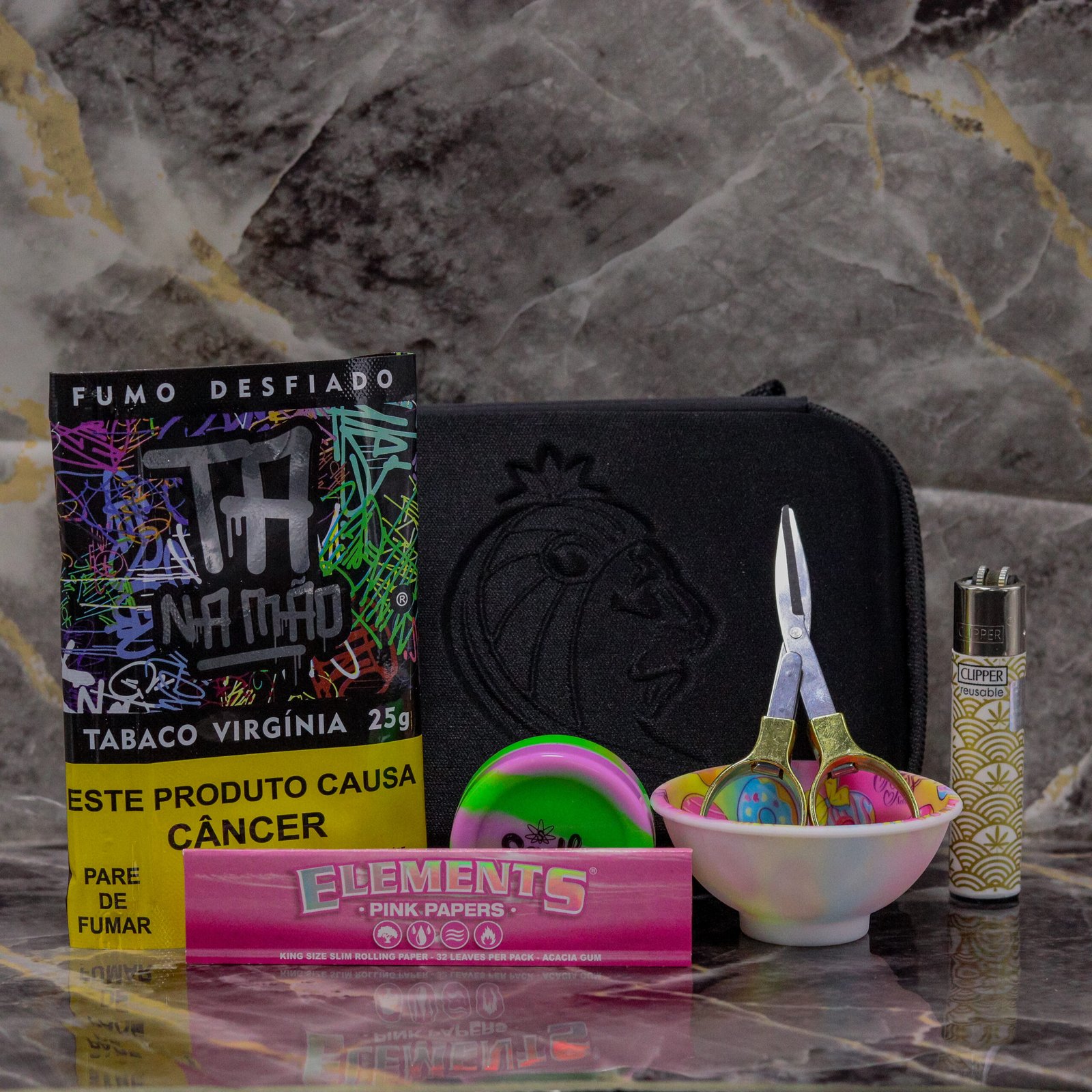 Kit Completo – Case Puff Preto Classica