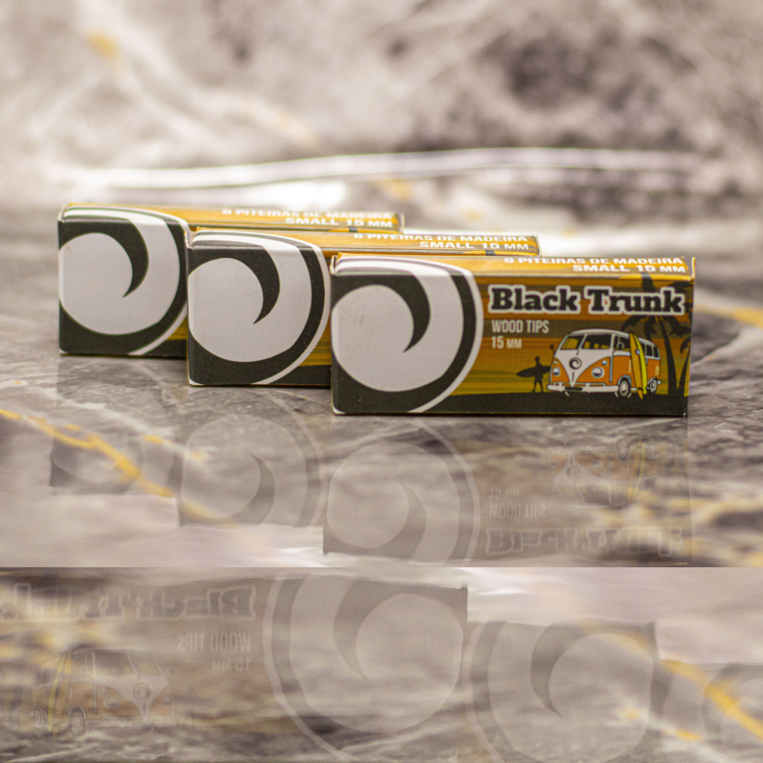 Piteira Black Trunk 15mm Wood Tips
