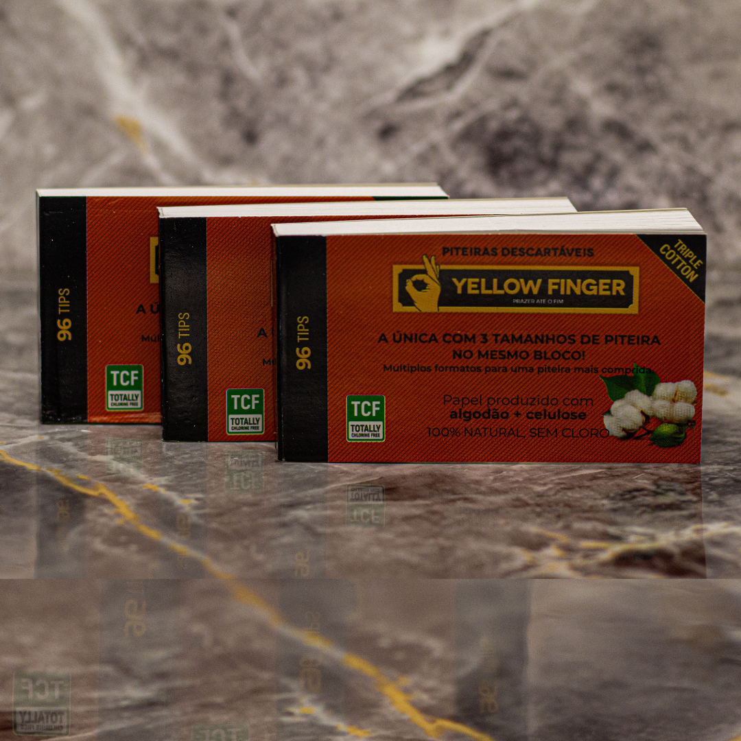 Piteira de Papel Yellow Finger