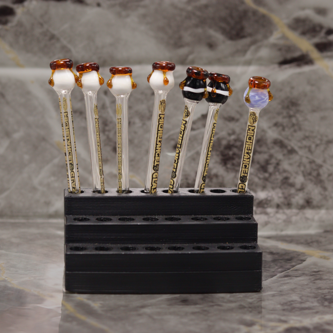 Piteira De Vidro Michelangelo Pote De Mel